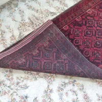 گلیم دست باف پرگره پشمی جاجیم دوزی شده ،شب چله|گلیم، جاجیم، گبه|مشهد, کوه سنگی|دیوار