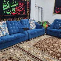 مبلمان 7 نفره درحد نو تمیز بدون هیچگونه خرابی|مبلمان خانگی و میز عسلی|امیدیه, |دیوار