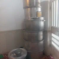 دیگ مسی بزرگ و کوچک