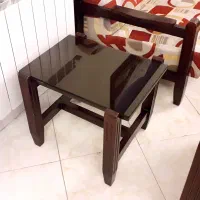 مبل راحتی ۶ نفره + میز جلو مبلی + میز عسلی + شیشه|مبلمان خانگی و میز عسلی|پردیس, فاز ۲|دیوار