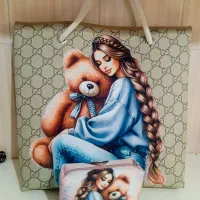 ساک دستی و کیف آرایش ست