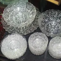سرویس بلور چک قدیم ۱۵ پارچه|ظروف سرو و پذیرایی|تهران, مینای شمالی (مخبر)|دیوار