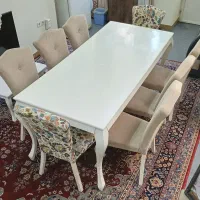 میز نهار خوری / میز غذاخوری/ ۸ نفره