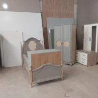 سرویس سیسمونی  حصیری دو تیکه سه تیکه کمد تخت|تخت و صندلی بچه|مشهد, توس (بلوار توس)|دیوار