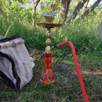 قلیان  برنجی متوسط