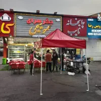 الاچیق بساطی آهن سایبان محکم چتر اتشدان