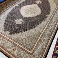 فرش ماهی تبریز گل ابریشم جفت ۴۰ رج