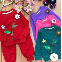 پیراهن شلوار دو گل