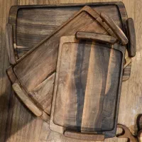 سینی ،میوه خوری،  شکلات خوری ظروف چوبی عمده|ظروف سرو و پذیرایی|بوشهر, |دیوار