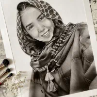 سفارش طراحیچهره با تضمین شباهت|تابلو، نقاشی، عکس|اصفهان, شیخ اشراق|دیوار