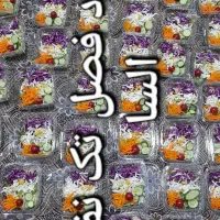 سالاد فصل تک نفره برای تمام مجالس پذیرفته می شود|خدمات پذیرایی، مراسم|قزوین, |دیوار