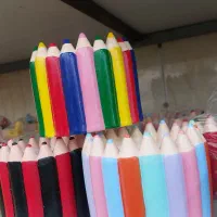 گلدان سرامیکی طرح مداد