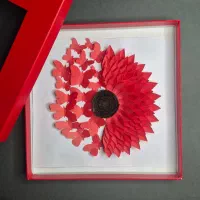 جعبه کادویی، هدیه، گل قاب، هدیه خاص، کادو تولد|گل مصنوعی|تهران, مشیریه|دیوار