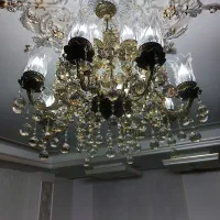 لوستر تمام برنز|لوستر و چراغ آویز|اردبیل, |دیوار