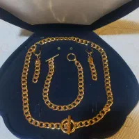 سرویس ورساج ست زنجیروگوشواره دستبند بدلیجات النگو|بدلیجات|فردیس, خیام شرقی|دیوار