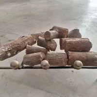 منقل و هیزم شومینه گازی