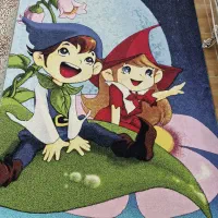 فرش ۴ متری بچگانه خیلی تمیز و نو