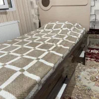تخت و کمد نوجوان تمامMDF|تخت و سرویس خواب|شیراز, درکی|دیوار