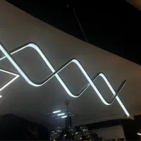 لاینر نور خطی  مشاوره وطراحی رایگان|لوستر و چراغ آویز|بم, |دیوار