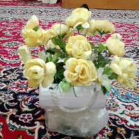 گل و گلدان مصنوعی