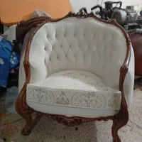 مبل زمرد لگنی7نفره باجلومبلی وعسلی