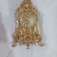 ساعت رو میزی برنجی عتیقه|کلکسیون اشیاء عتیقه|تبریز, |دیوار