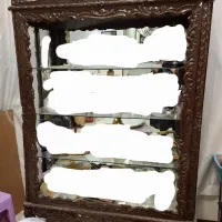 بوفه چوب گردو قدیمی ، منبت کاری شده|بوفه، ویترین، کنسول|تهران, زیبادشت|دیوار