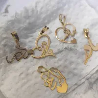 پلاک طلا روز مادر وزن مناسب|جواهرات|ری, هاشمآباد|دیوار