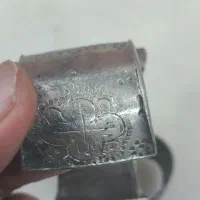 مچ‌بند نقره کار شده بسیار قدیمی مخصوص کلکسیون بازا