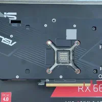 کارت گرافیک ASUS Dual RX 6600  تمیز و کم‌کار|قطعات و لوازم جانبی رایانه|تنکابن, |دیوار