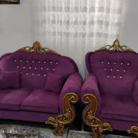 فروش مبل هفت نفره و ناهارخوری 2نفره و3عددمیز عسلی