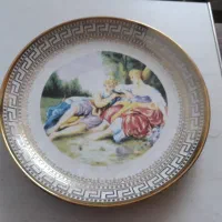 دیس قلم آبی و نقش طاووسی|ظروف سرو و پذیرایی|رشت, معلم|دیوار