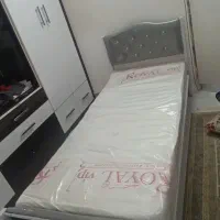 تخت خواب فلزی روتختی خوشخواب تخت یک نفره|تخت و سرویس خواب|رضویه, |دیوار