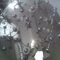 لوستر سقفی با کریستال اصل چک