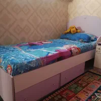 تختخواب نوجوان دخترانه|تخت و سرویس خواب|ری, شهید غیوری (ابن باویه)|دیوار