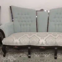 ۲دست مبل استیل نو|مبلمان خانگی و میز عسلی|اصفهان, باغ دریاچه|دیوار