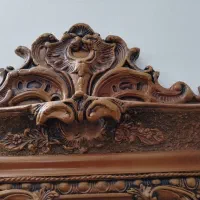 آینه شمعدان قهوه‌ای تمیز|مبلمان خانگی و میز عسلی|لنگرود, |دیوار