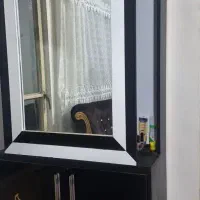 ست جاکفشی آینه دار و ساعت ایستاده