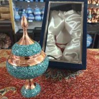 صنایع دستی مس فیروزه کوبی با پک هدیه تک و تعداد|صنایع دستی و سایر لوازم تزئینی|تهران, پامنار|دیوار
