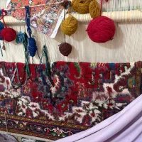 فرش نیمه بافته شده