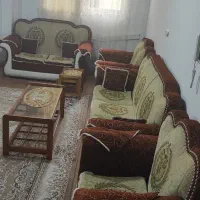 مبلمان هفت نفره به همراه میز بزرگ و سه تا عسلی|مبلمان خانگی و میز عسلی|لاهیجان, گلستان|دیوار