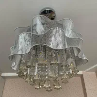 لوستر کریستالی (قطر ۵۰ سانتی‌متر)