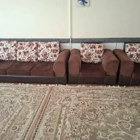 مبل پنج نفره|مبلمان خانگی و میز عسلی|فرخ‌شهر, |دیوار