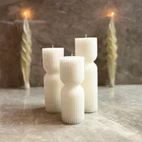 شمع شمع تراپی سنگ مصنوعی گیفت عروسی تولد|صنایع دستی و سایر لوازم تزئینی|شیراز, زرهی|دیوار