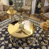 مبل سلطنتی ورق طلا هشت نفره