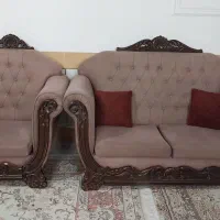 مبلمان هفت نفره بسیار شیک با میز وسط و عسلی|مبلمان خانگی و میز عسلی|دامغان, |دیوار