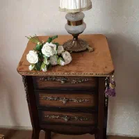 میز آباژور تلفن چوب