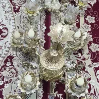 لوستر دو عدد رنگ ثابت و در حد نو|لوستر و چراغ آویز|مشهد, نوید|دیوار