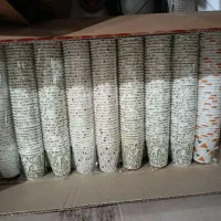 تولیدی لیوان کاغذی  ۲۲۰ چای خوری|ظروف نگهدارنده، پلاستیکی، یکبارمصرف|بیرجند, |دیوار