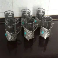 سرویس چایخوری سیلور|ظروف سرو و پذیرایی|کرج, کوی کارمندان جنوبی|دیوار